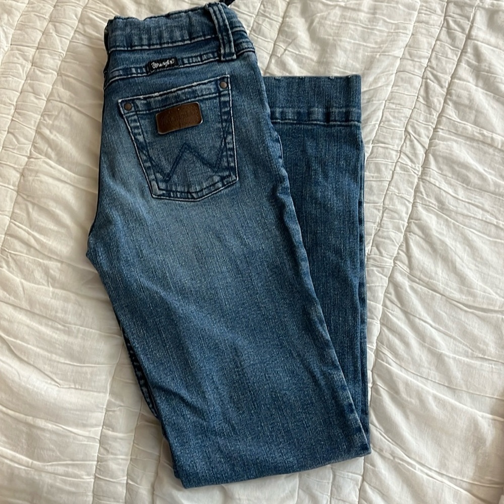 Girl’s Wrangler Med Wash Trouser Jean